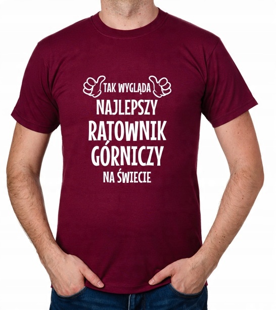 

koszulka Najlepszy Ratownik Górniczy prezent