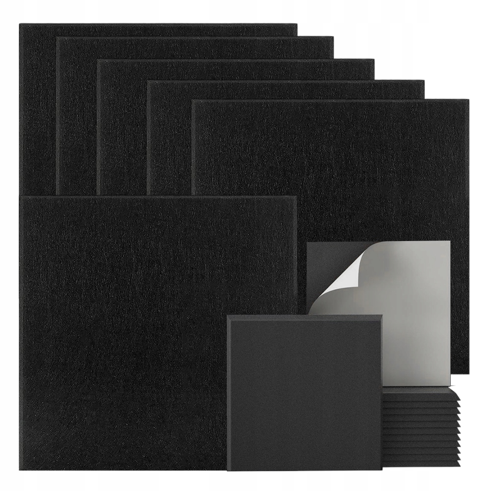 Akustický Panel 24 Ks 30X30 CM Pro Kancelářské Studio Domu, Vysoká Kvalita