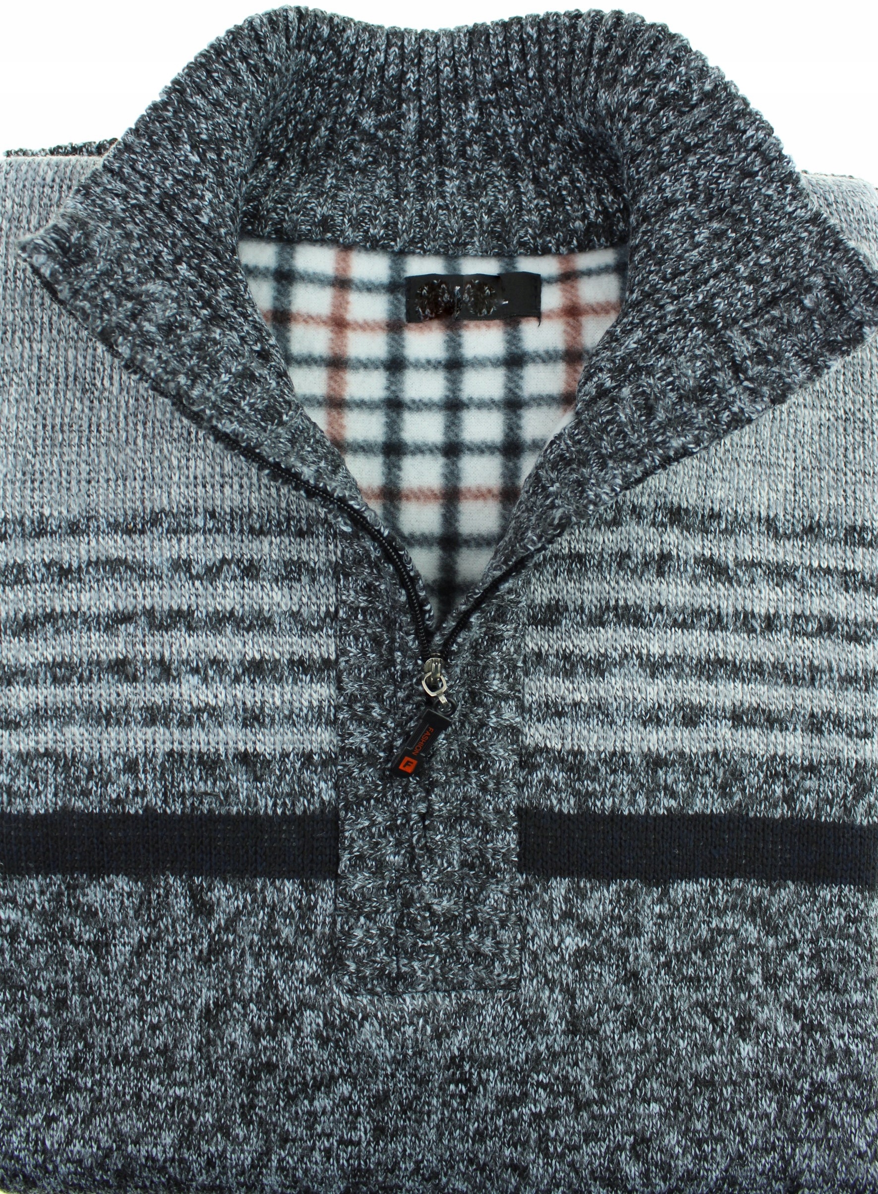 

Sweter Męski Rozpinany Ciepły Z Polarem XL G2