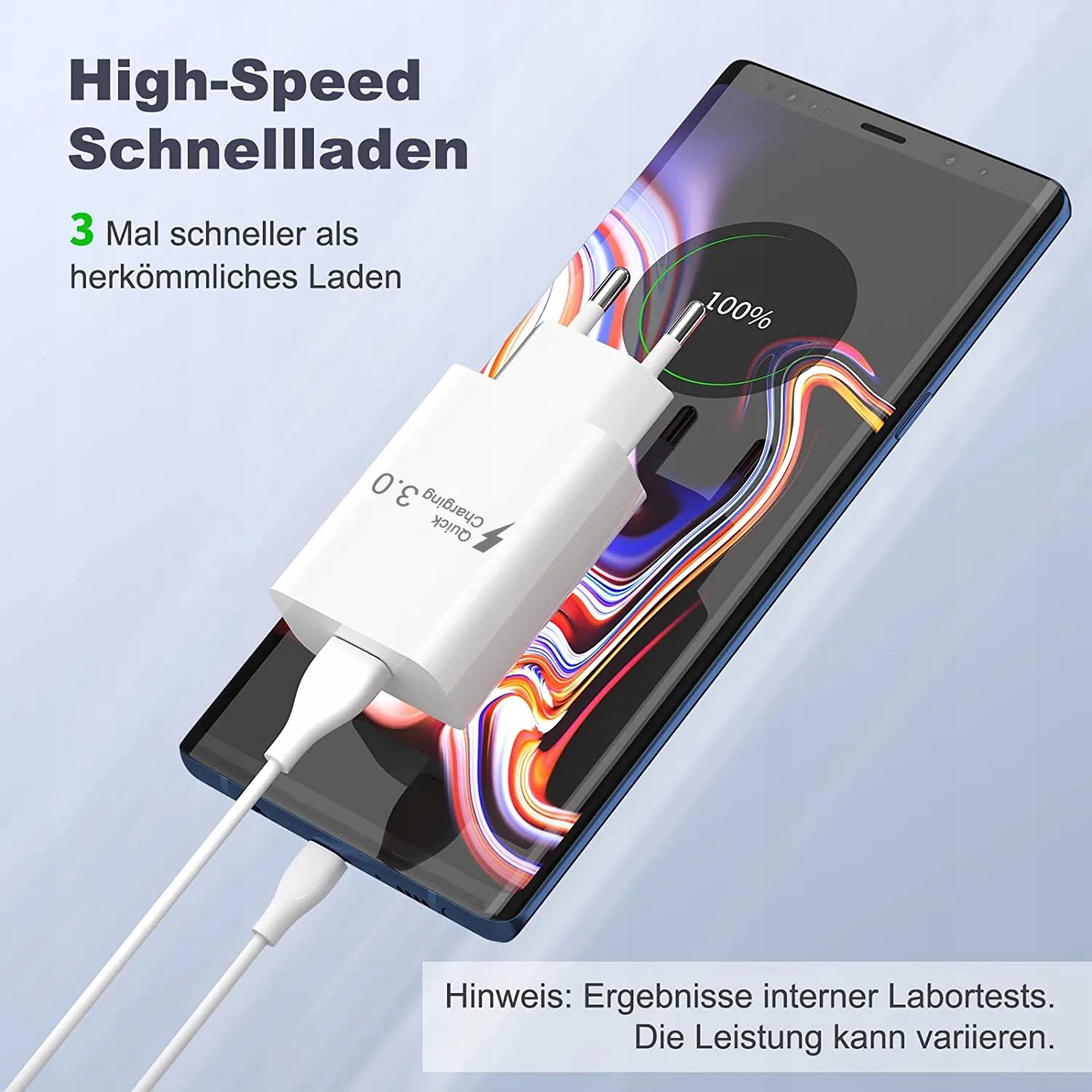 NEWDING Ładowarka 18W Quick Charge 30 USB Adapter Do Android — miniatura 3