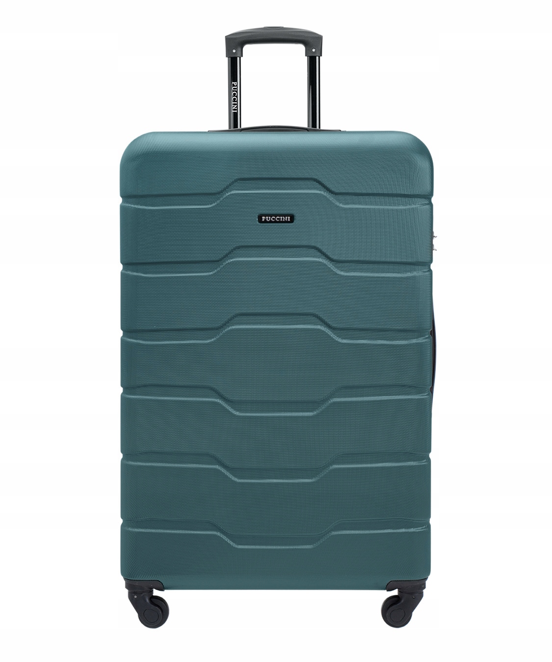 Walizka Duża Podróżna Twarda Na Kółkach PUCCINI Zielona ABS024A-5 Stan opakowania oryginalne