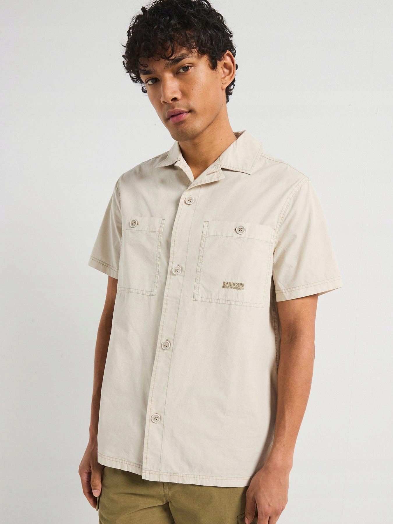 Barbour Košile S Krátkým Rukávem MSH5559GY18 XL