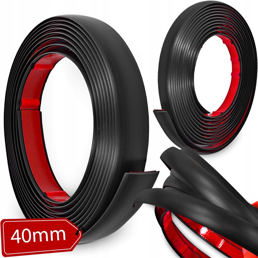 Декоративная планка St Parts черный матовый 40 мм x 5 м