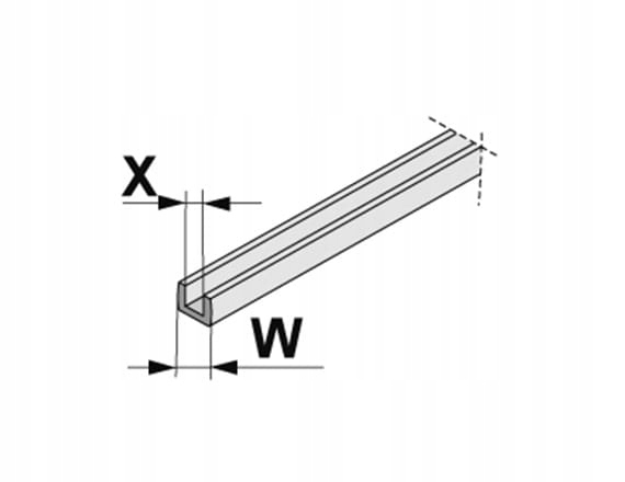 Uszczelka bezbarwna 18/8,00 mm 25 mb - symetryczna (4+4) Sevroll System
