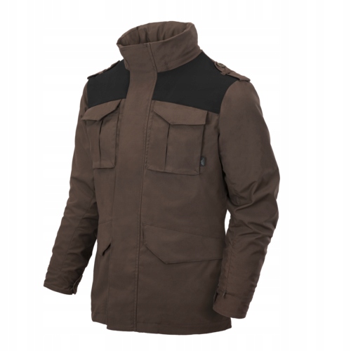Vojenská taktická bunda Helikon Covert M65 Earth Brown/Černá vel. S