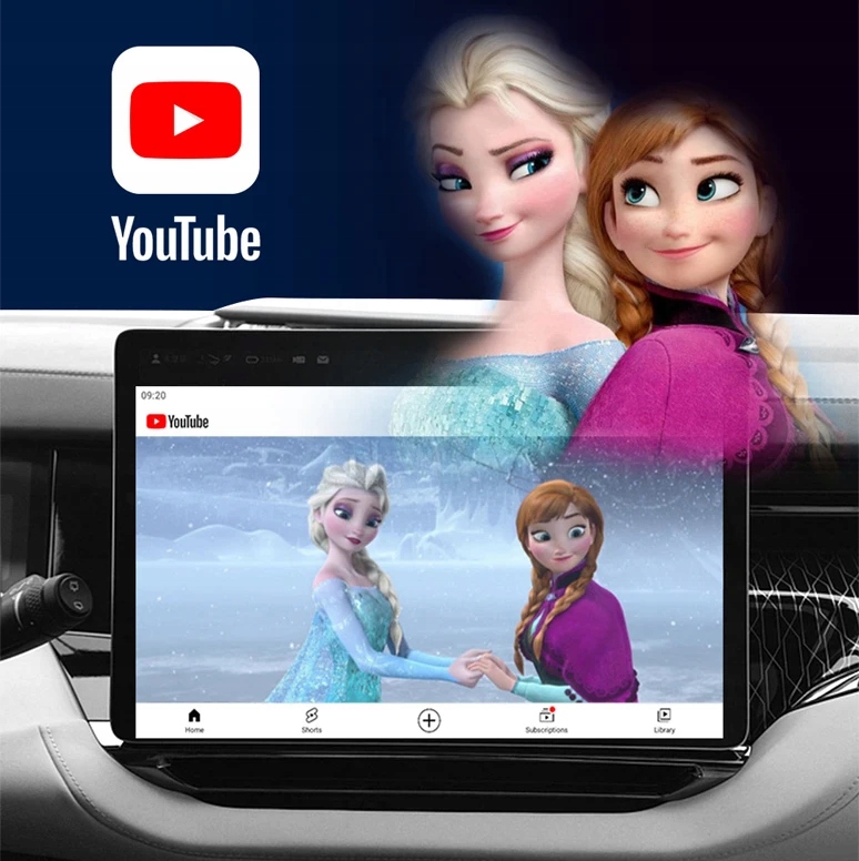 Carlinkit Ai Box Android Wireless Auto CarPlay Smart Tv Box Youtube Netflix Waga produktu z opakowaniem jednostkowym 1 kg