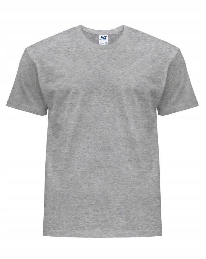 

Męska koszulka Tshirt gładki Bawełna szary L