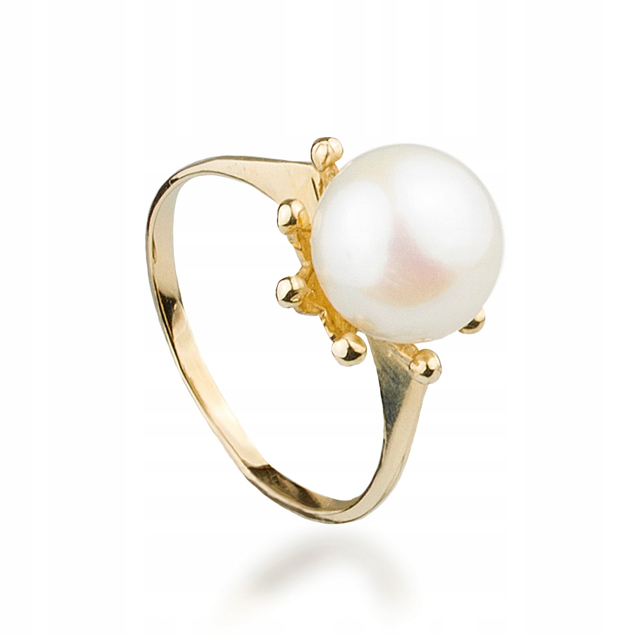 Zlatý Prstýnek S Pravou Sladkovodní Perlou