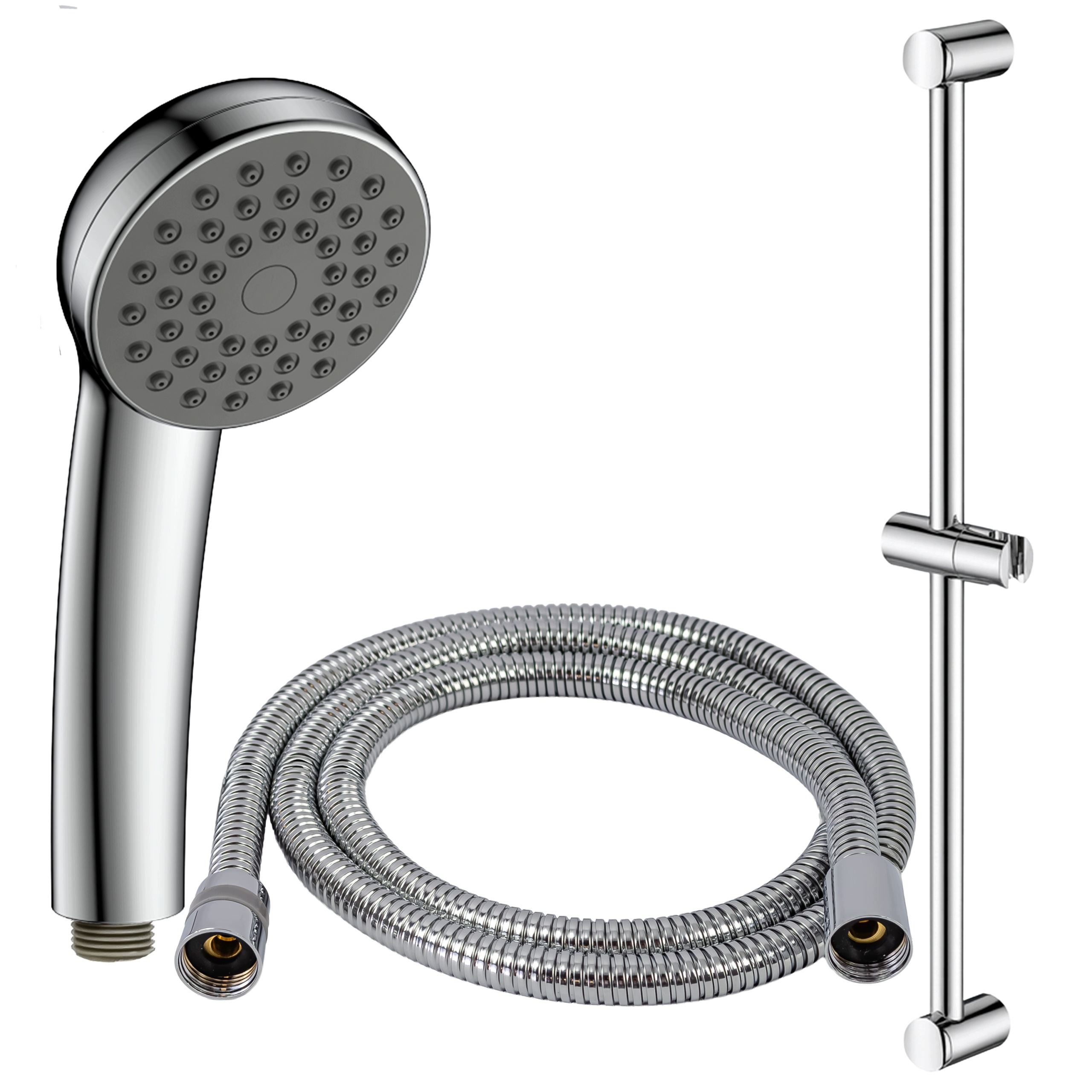 Sprchový set sprchová hlavice hadice 150 cm, chrom