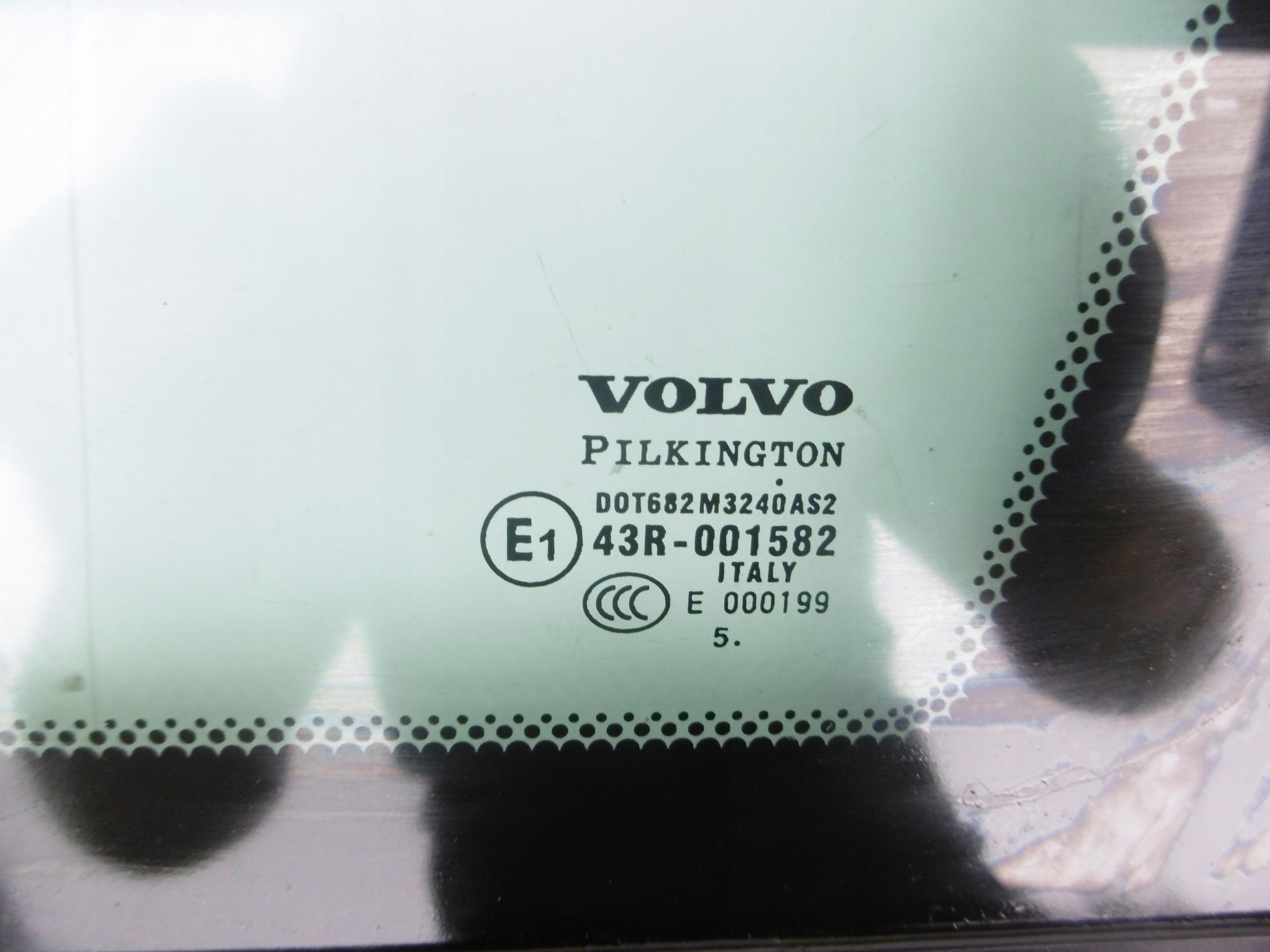 window bodywork right rear part rear VOLVO XC90