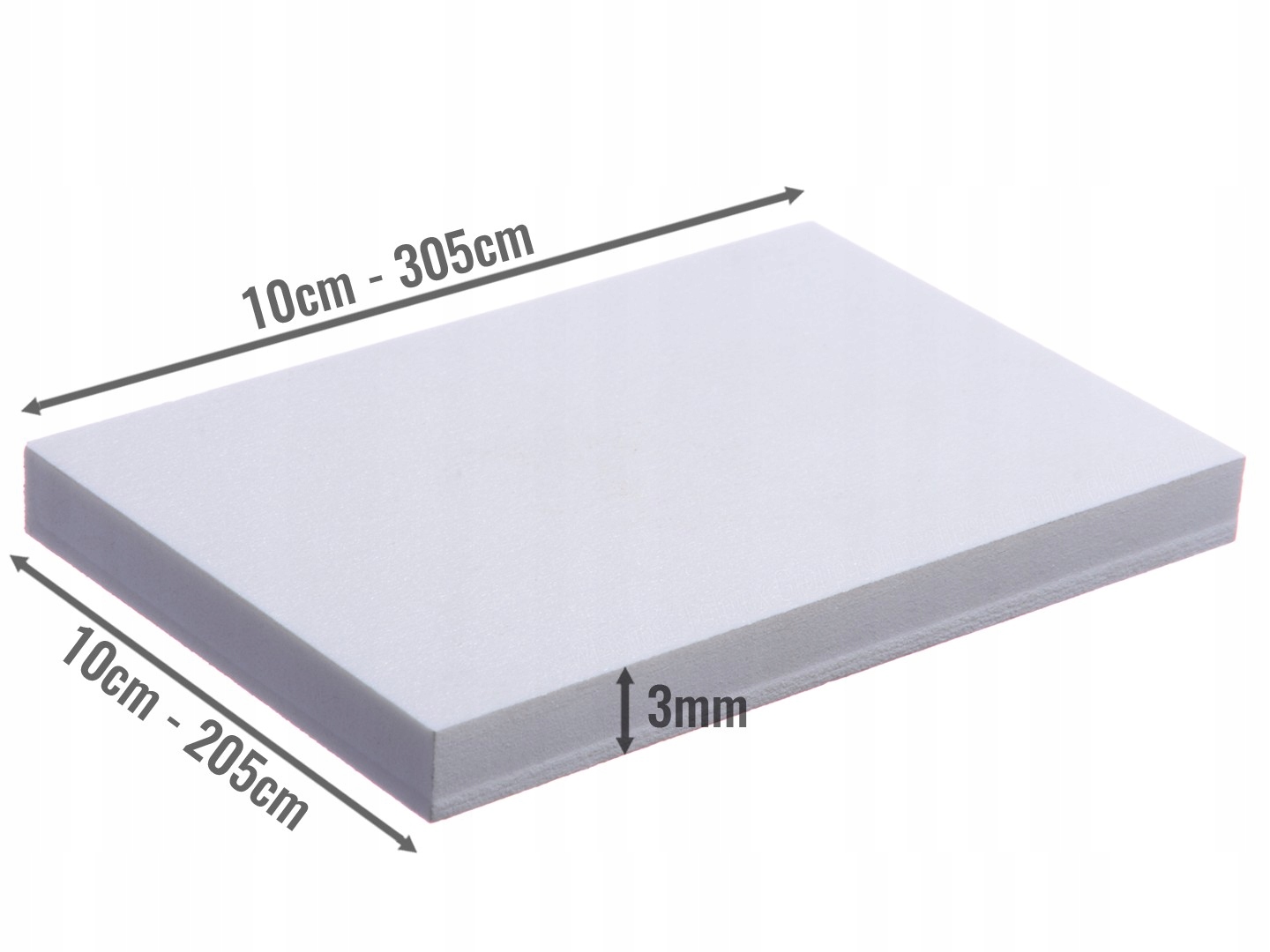 PCV SPIENIONE BIAŁE (PCW / PVC) - 3mm - Na Wymiar Kod producenta 6862495112