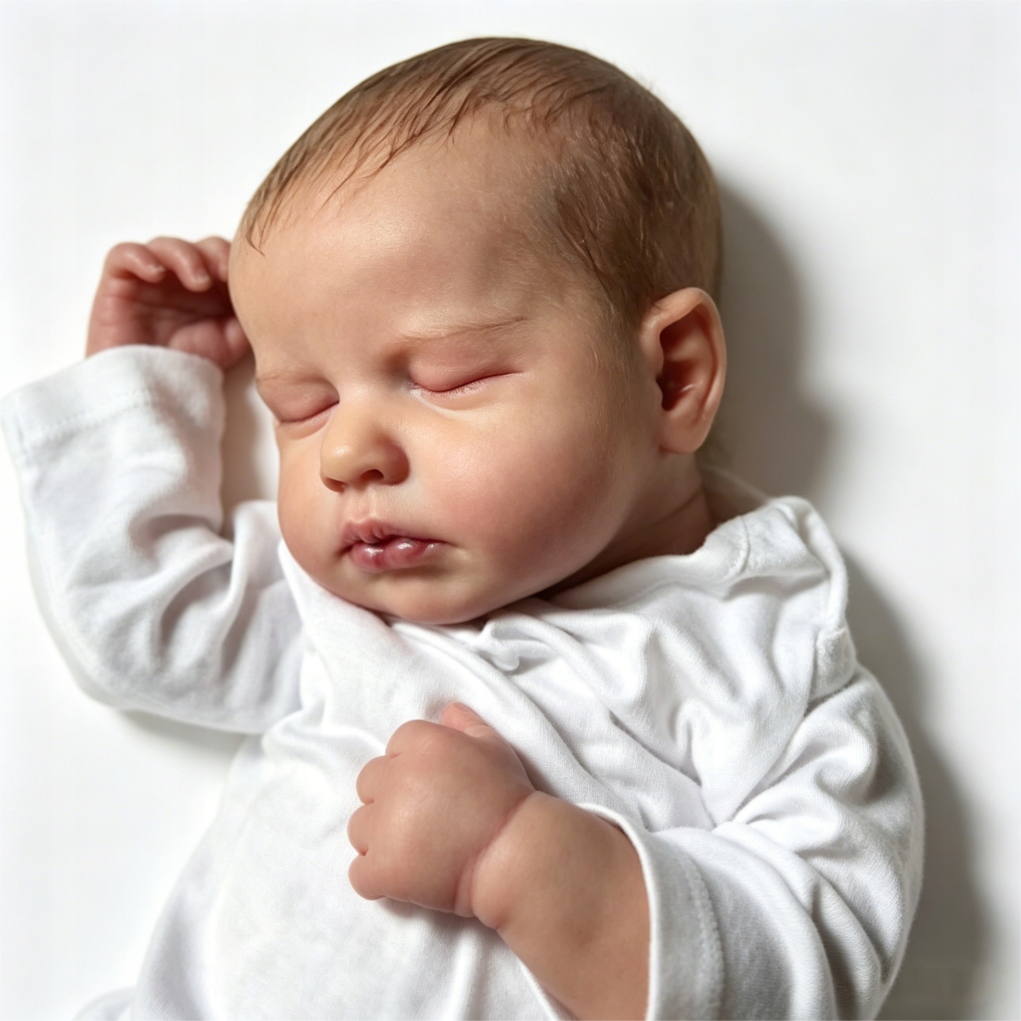 Reborn Baby Silicone lalka 50 cm Korpus z tkaniny