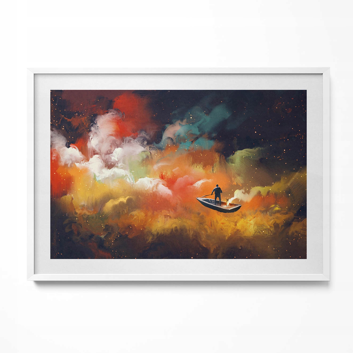 Obraz nástěnná dekorace Abstraktní představa dospělého života 100x70 cm