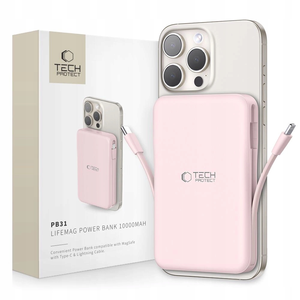 Tech-protect Powerbanka PB31 Lifemag 10000 Mah Pro Magsafe Iphone 12 13 14