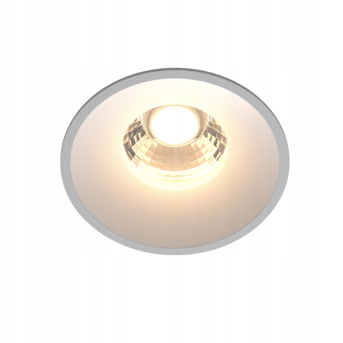 Led zapuštěné bodové svítidlo bílé kulaté 3000K s okem Maytoni