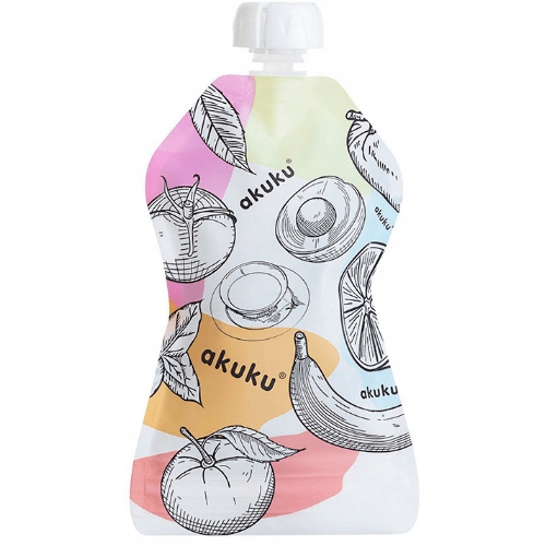 AKUKU WIELORAZOWE SASZETKI TUBKI NA MUSY 4PAK 20sz Stan opakowania oryginalne