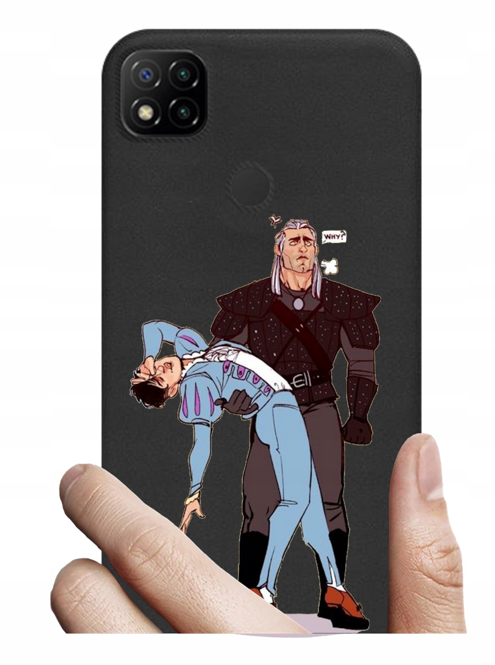 

Etui czarne matt do Xiaomi Redmi 9c wzory nadruk