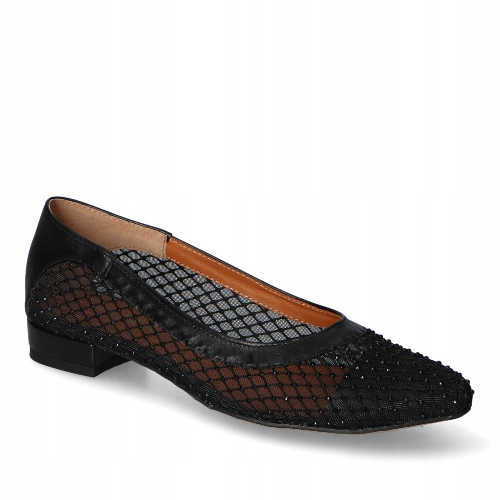 Baleríny Tuomo 2006 Černá síťovina 39