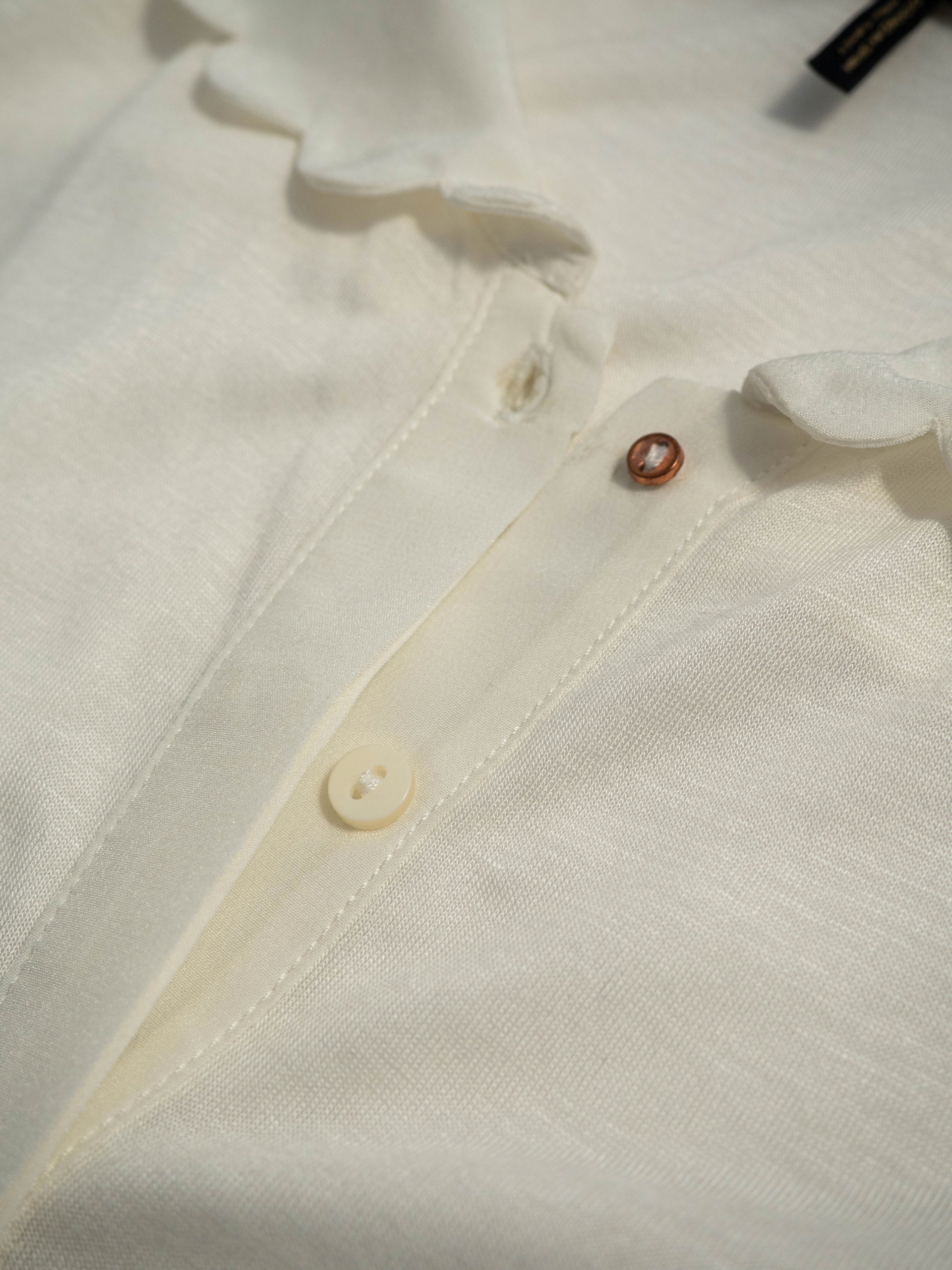 MASSIMO DUTTI TOP Z JEDWABNYM KOŁNIERZYKIEM,R. S/M Wzór dominujący bez wzoru