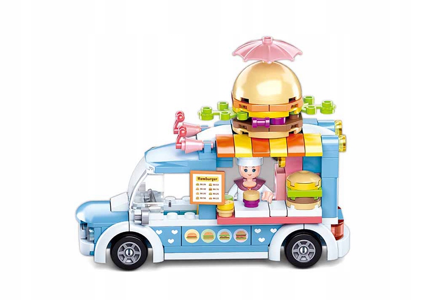 

Klocki Sluban Food Truck Z Burgerami Kolekcja Girl