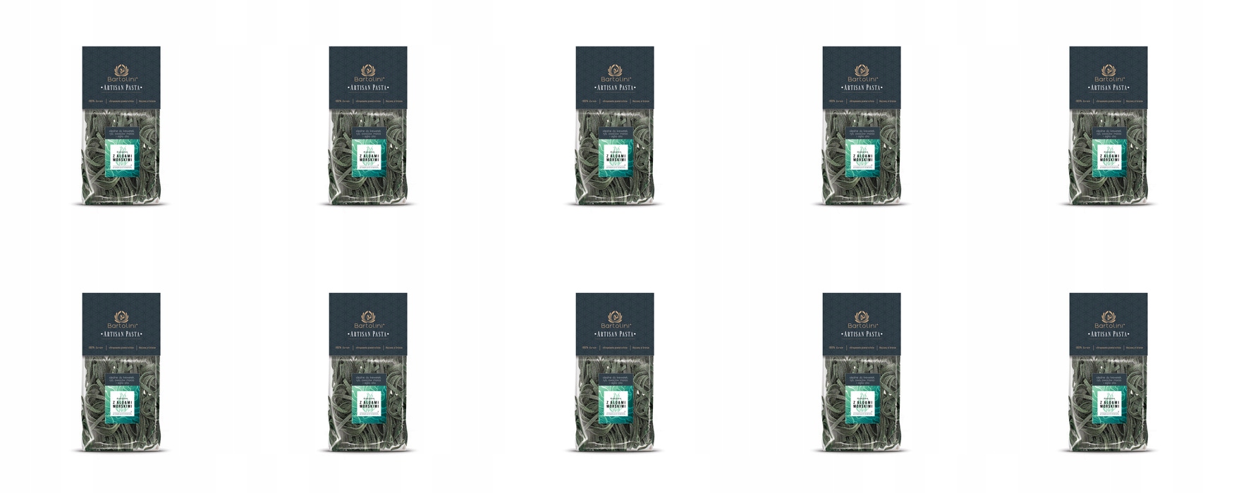 Levně 10 x 300 g Bartolini Těstoviny s mořskými řasami Karton