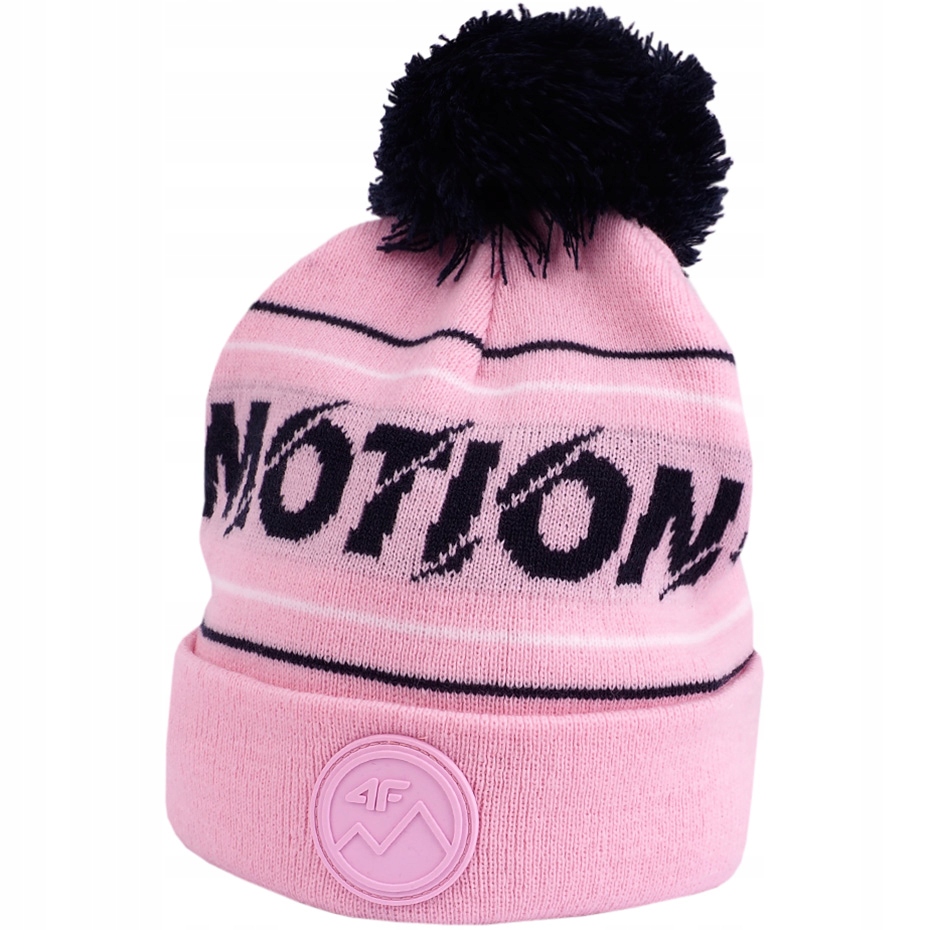 

4F czapka zimowa beanie z pomponem dziecięca