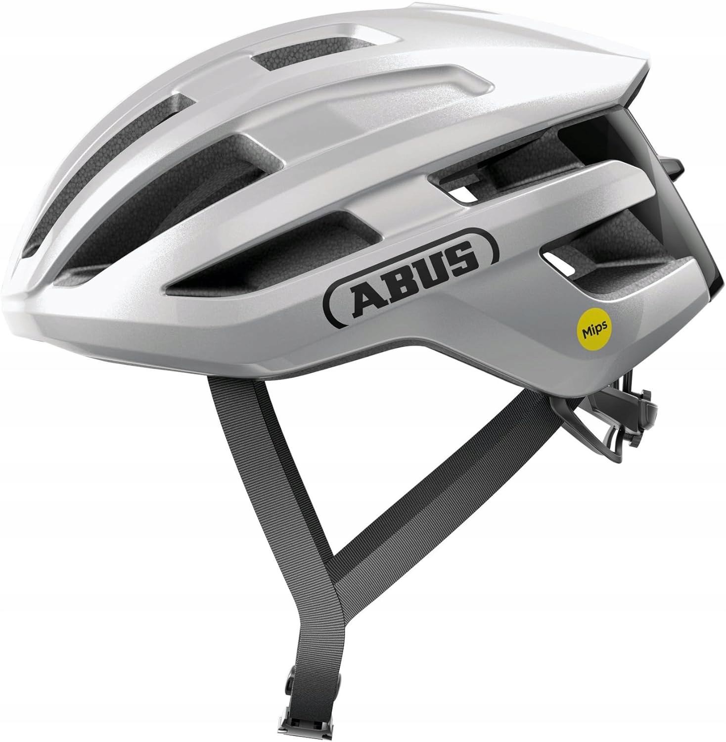 Abus PowerDome Kask rowerowy Mips S 51-55cm Gleam Silver