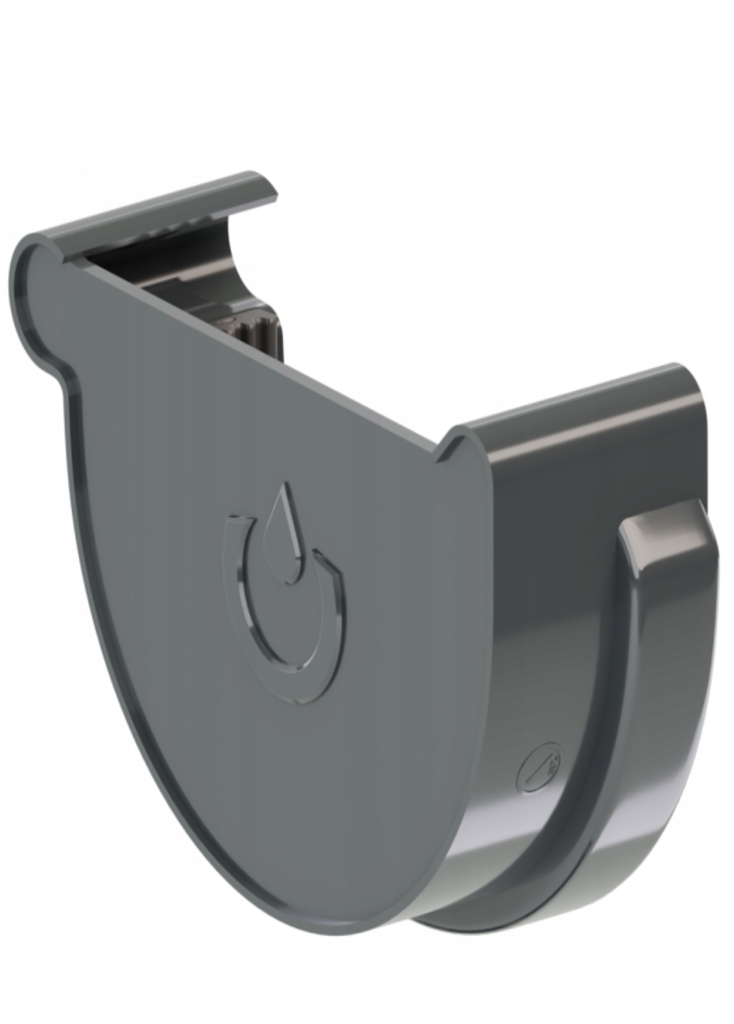 DENKO PRAWE KROP PCV fi 100 ral 7016 GRAFIT