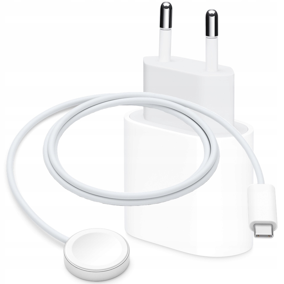 Zestaw Ładowarka indukcyjna USB-C do Apple Watch + Ładowarka 20W USB-C