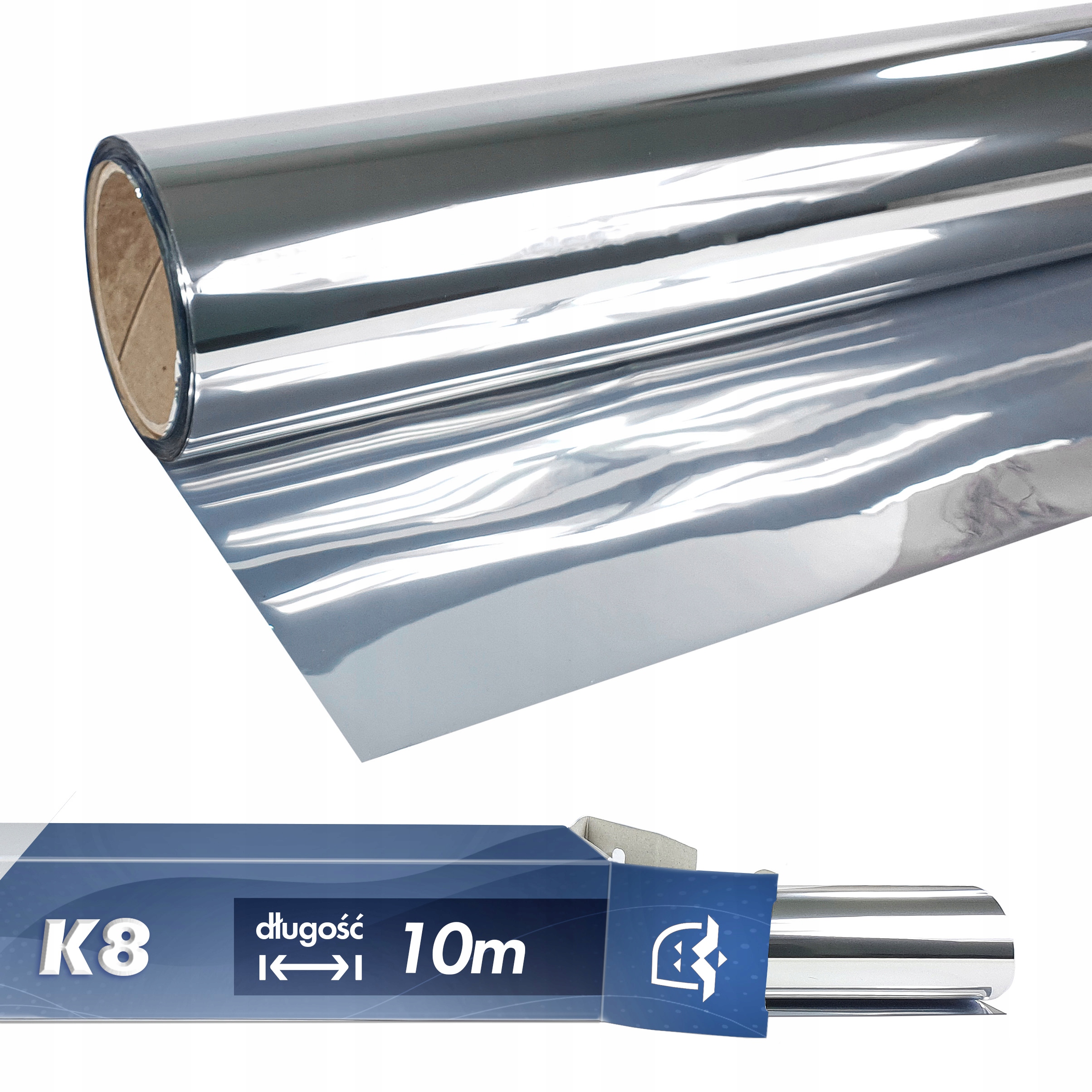 Fólie Stříbrná Ochrana soukromí Zrcadlo Benátské Venkovní Šířka 60 cm