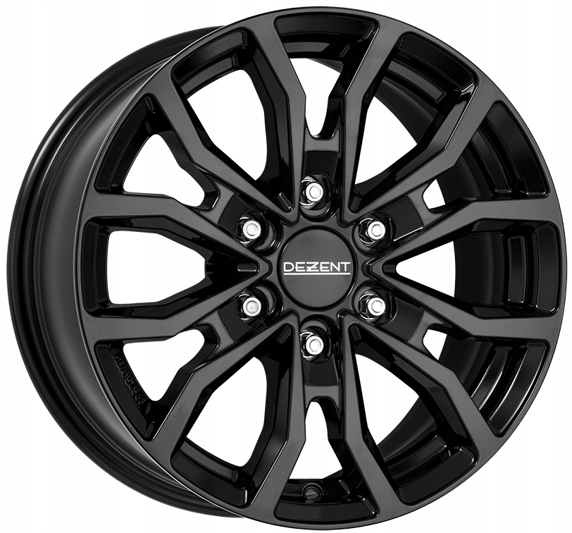 1x Dezent Kc Black 17 6x139,7 ET20 106,1 TKCSDBA20