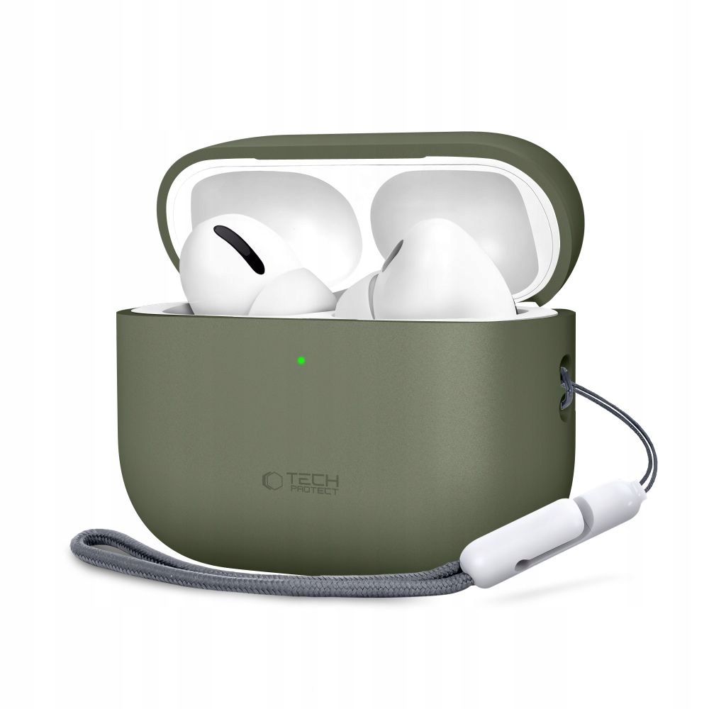 Etui do Airpods Pro 3 Tech-Protect Silicone zielone