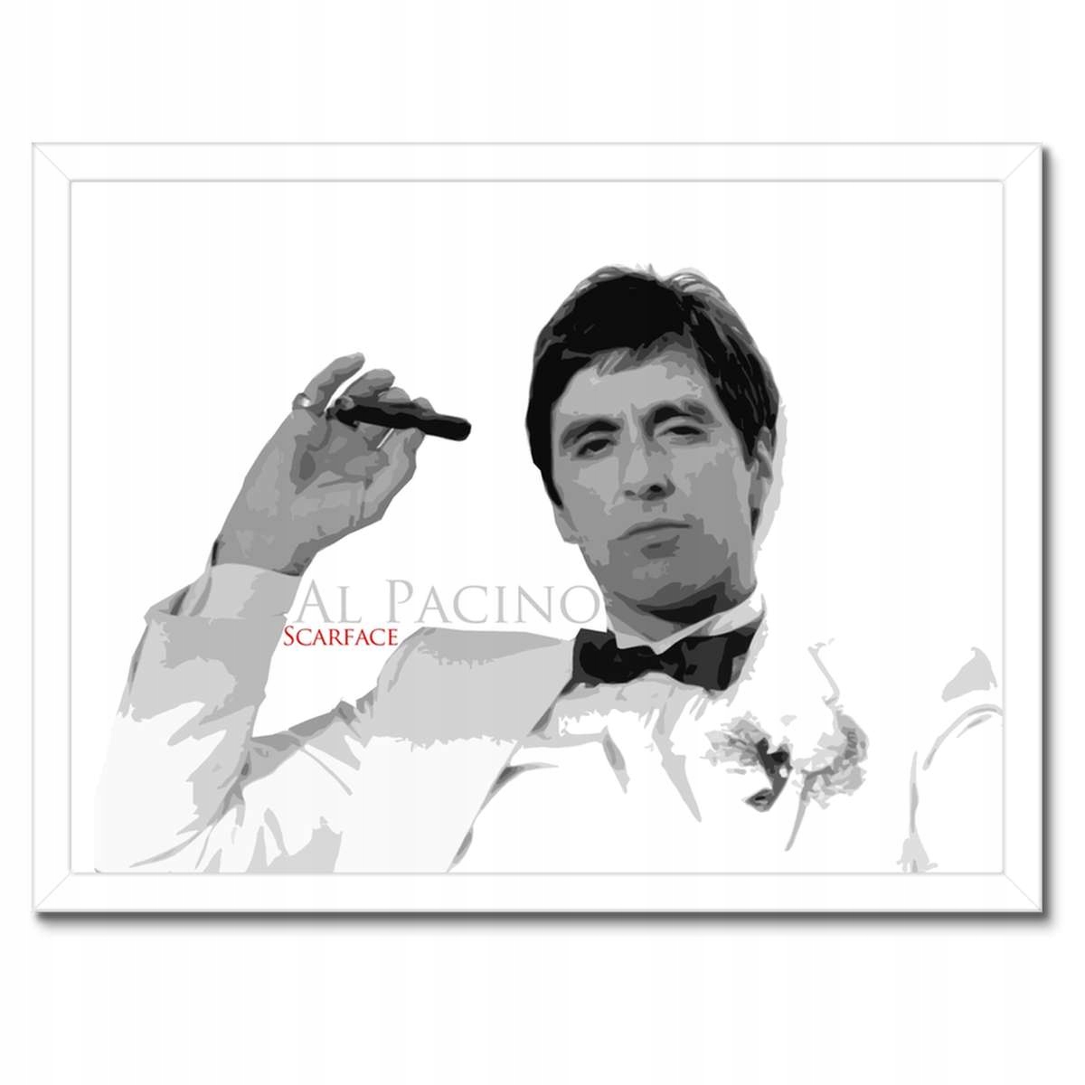 Plakáty v rámu 40x30 Al Pacino Muž s jizvou Scarface