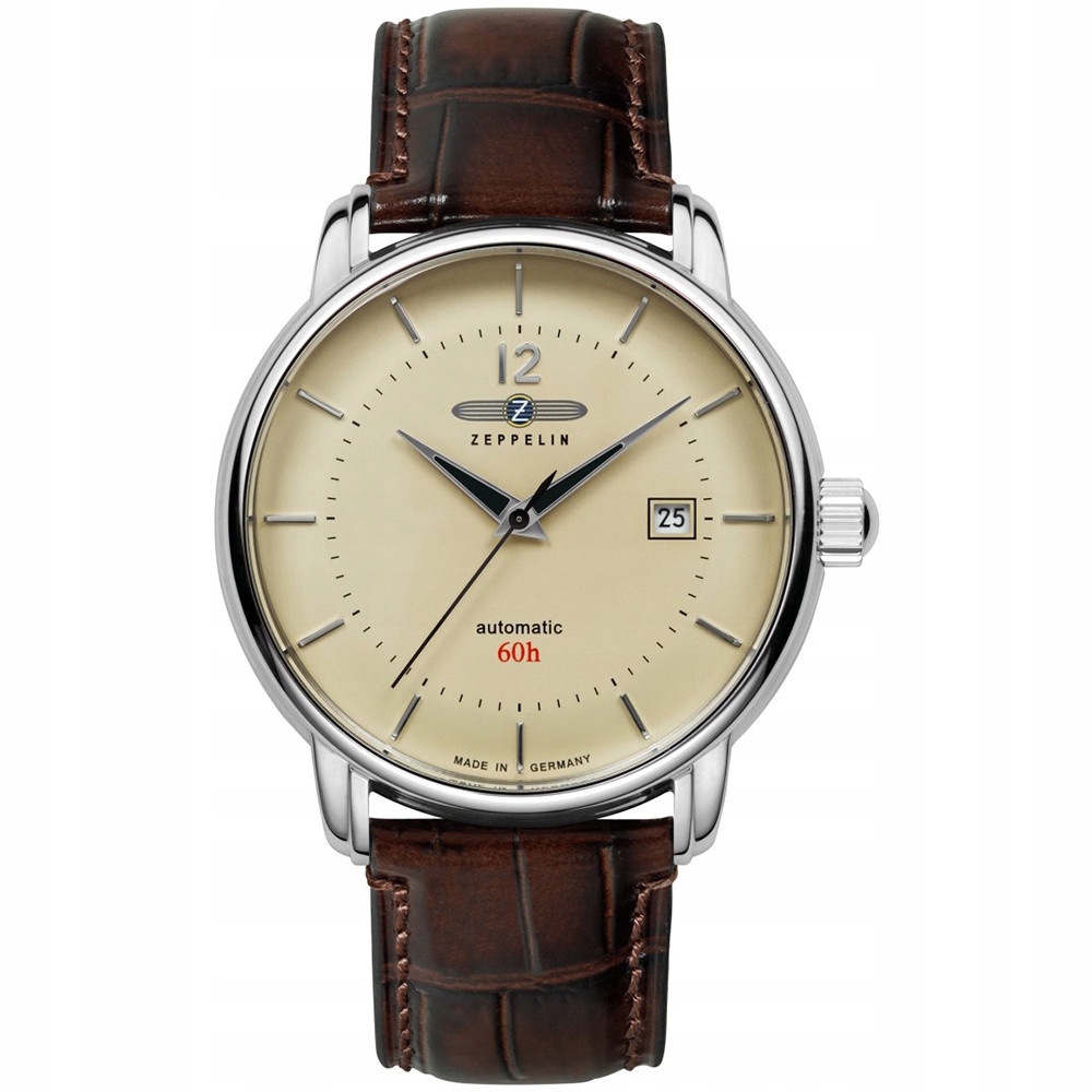 Pánské Hodinky Zeppelin 81605 hnědý pásek