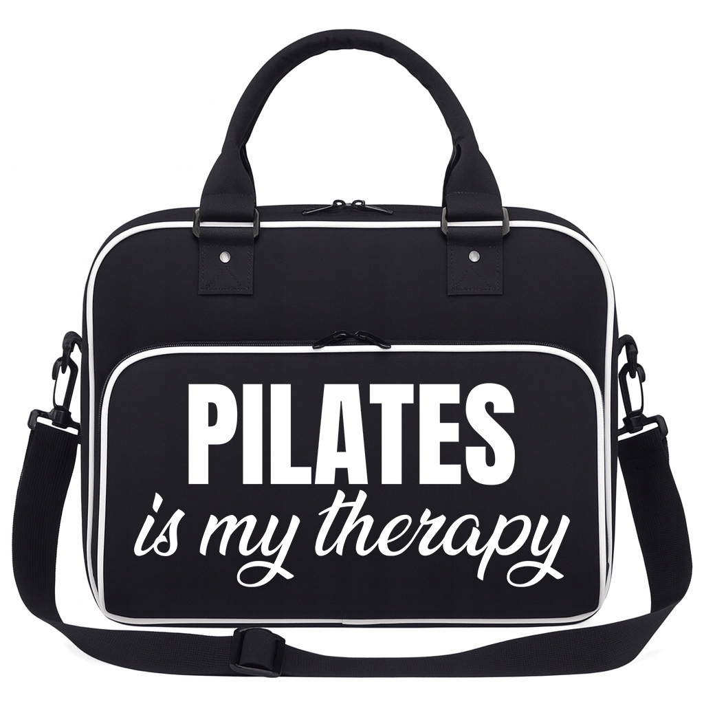 Černá Taška Pilates Is My Therapy Pro Posilovnu Trénink Joge Fitness Pilates