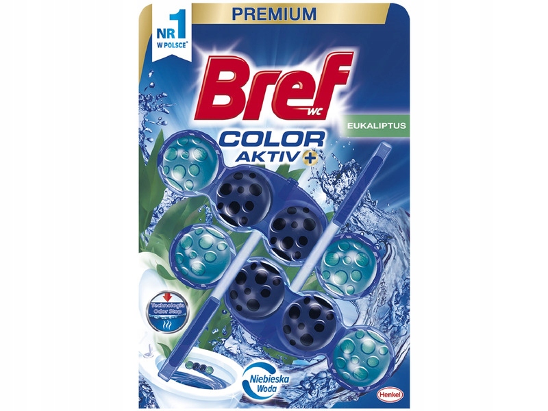 

Kostka do Wc Bref Color Aktiv Eukaliptus 2x50g