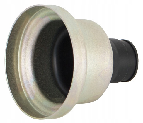 BTC009 - ГУМОВА КРИШКА З ЛИСТОВИМ МЕТАЛОМ 84 ММ ОБЖИМНИЙ ШАРНІР ВАЛ