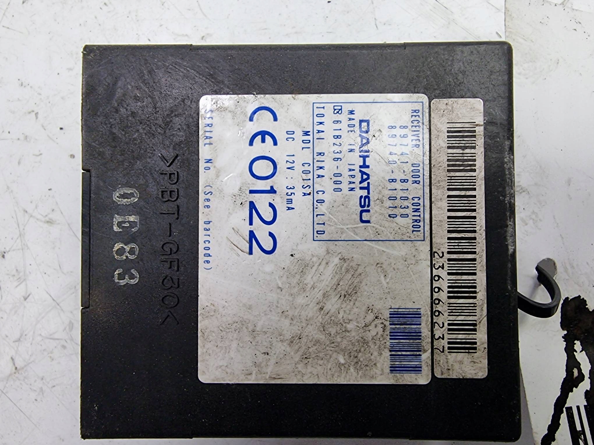 Module Central de la serrure 89741-B1030 DAIHATSU SIRION