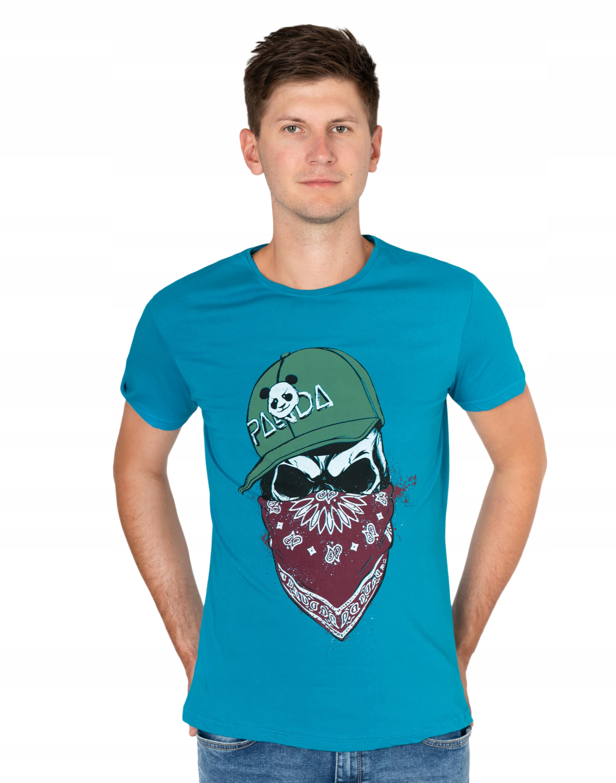 

Koszulka Podkoszulek Tshirt Męski Shirt KM22-3 r L