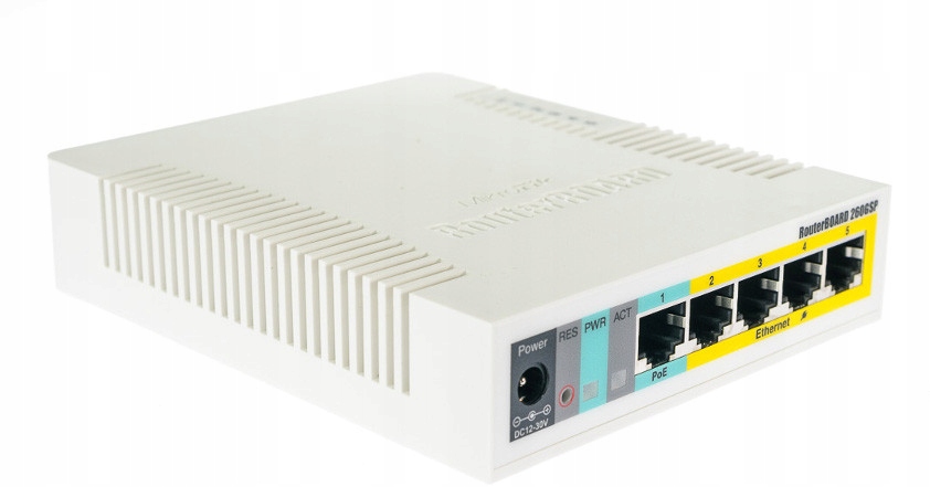 Mikrotik CSS106-1G-4P-1S RB260GSP – Spravovateľný Prepínač Gigabit Poe-in Sfp