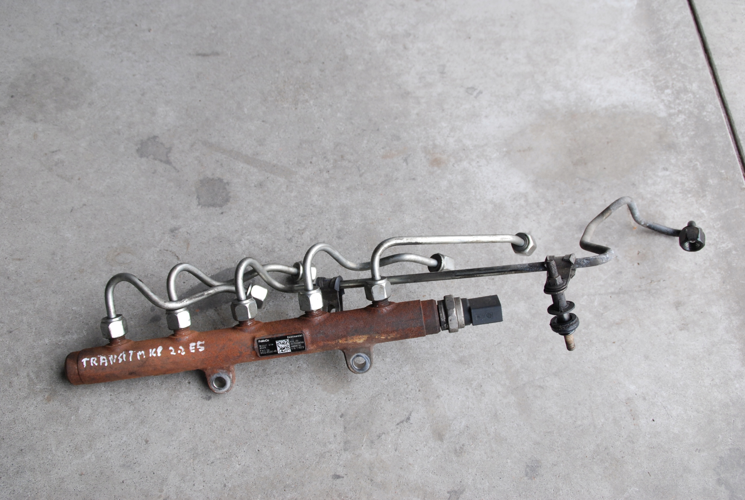 TRANSIT MK8 2.2 TDCI PRZEWODY Z LISTWY WTRYSKOWEJ