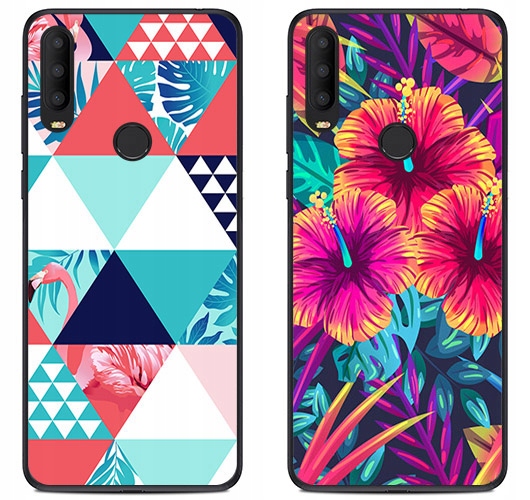 

2 x Etui Silikon Foto Do Alcatel 1S 2020 Szkło