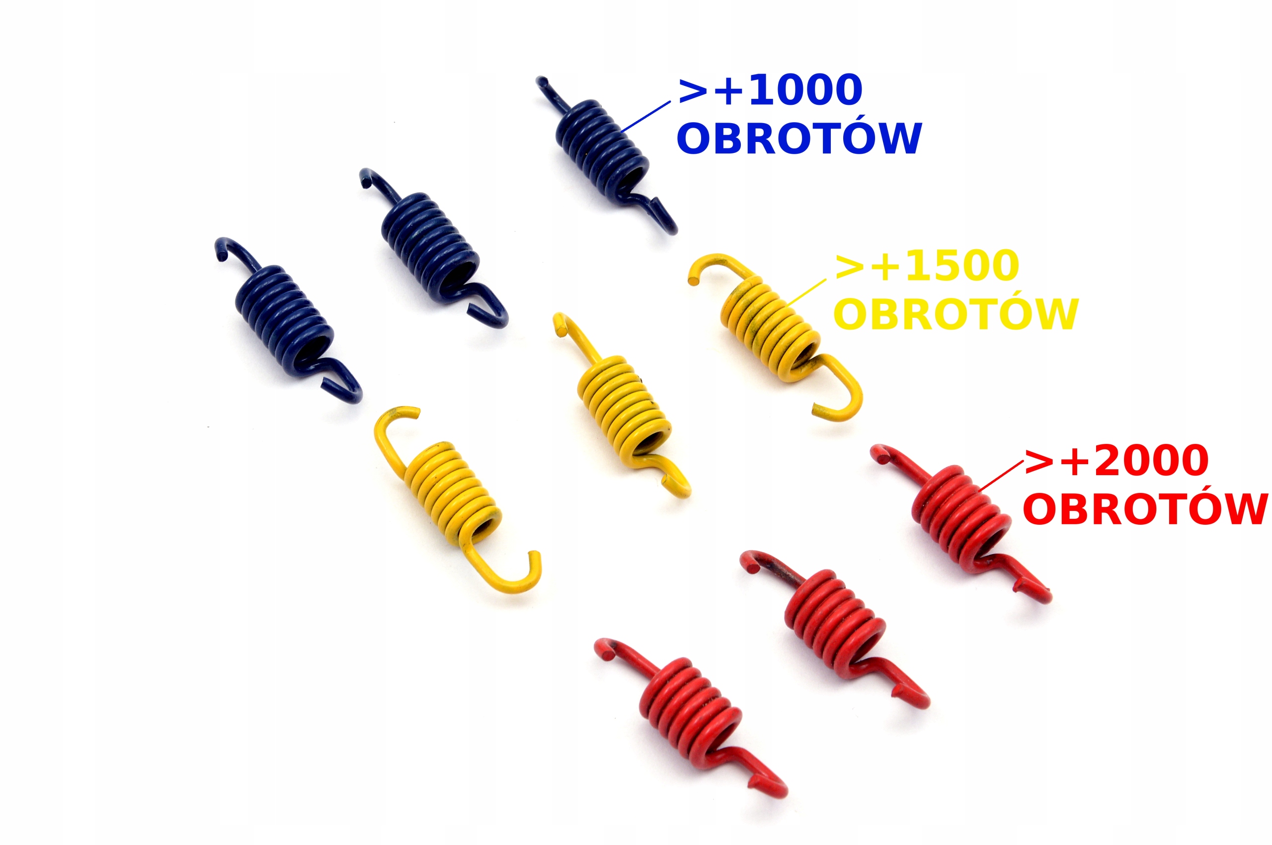 SPRĘŻYNKI SPRZĘGŁA TYŁ SZCZĘK TUNING SKUTER 4T GY Producent inny