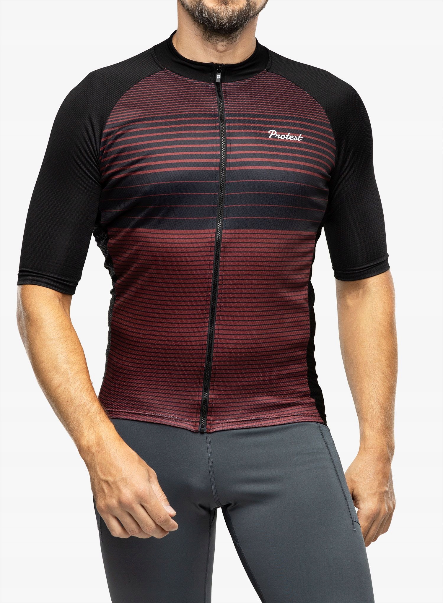 Cyklistický dres Protest Prtkoblet Cycling Jersey Ss true black XL
