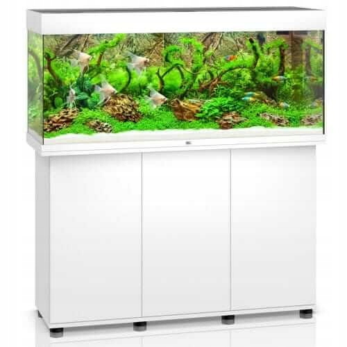 Juwel Rio 240 2xLED akwarium zestaw biały szafka