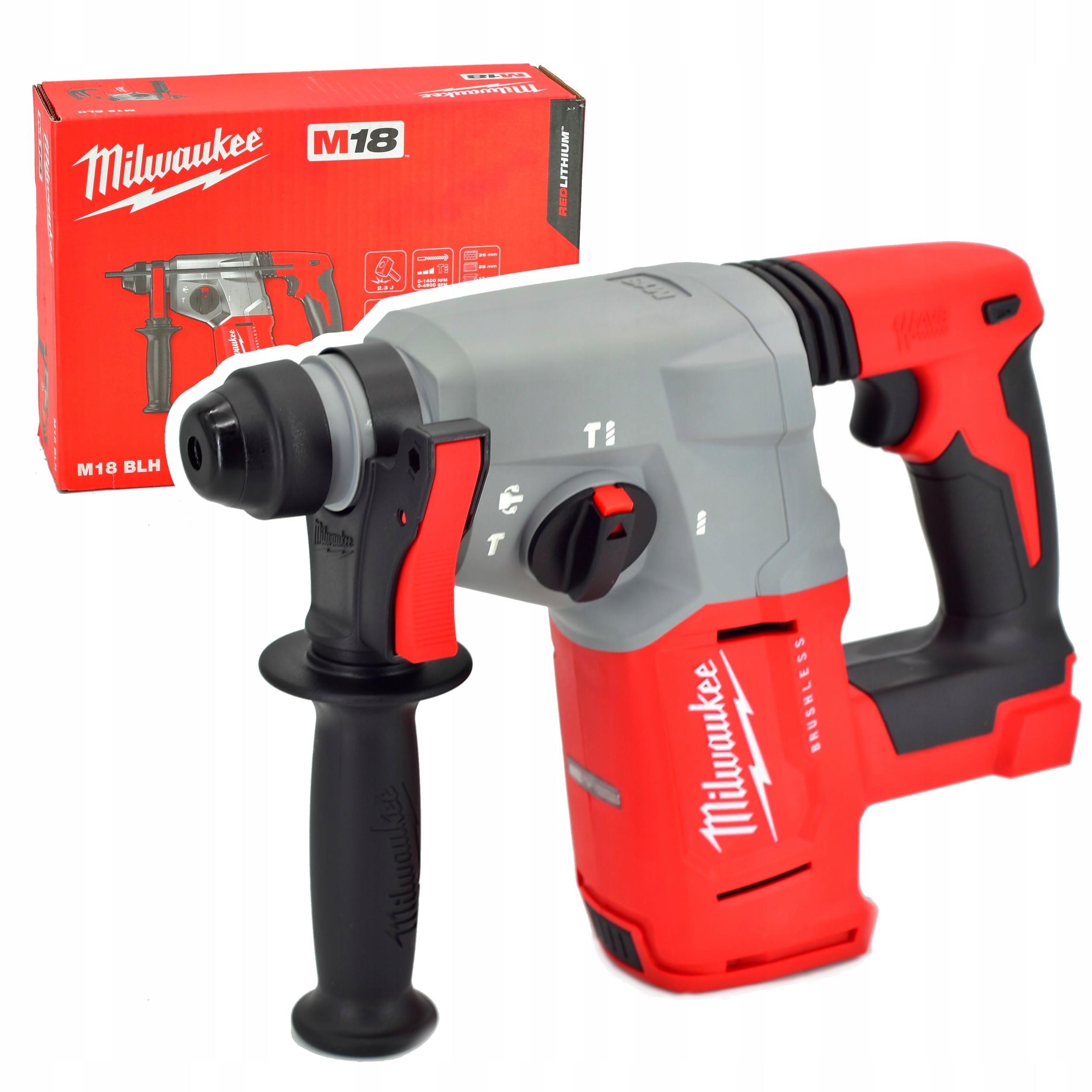 Milwaukee M18 BLH-0 Młotowiertarka SDS-Plus 2,3J 18V 4933479426