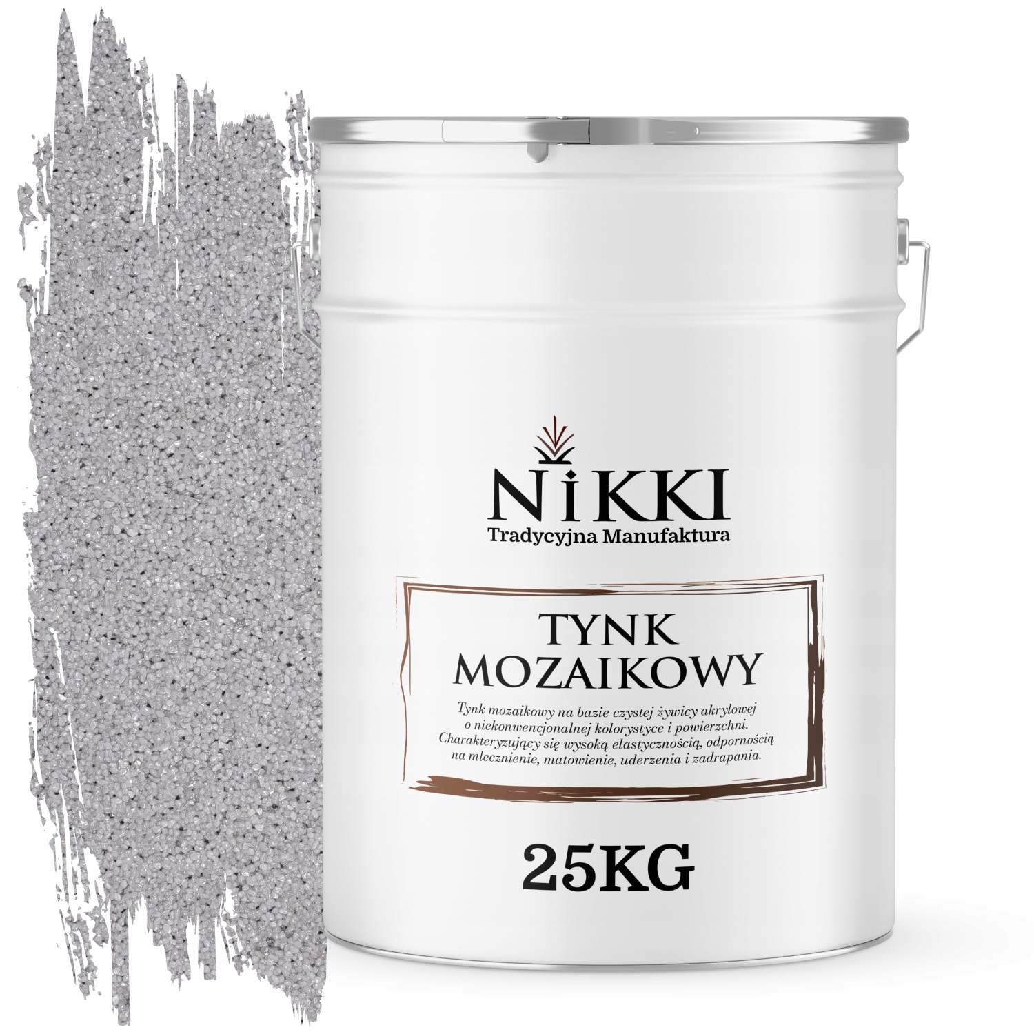 Mozaiková Omietka Živicová 25 Kg Vonkajšia Šedá Farba M03 Ozdobná