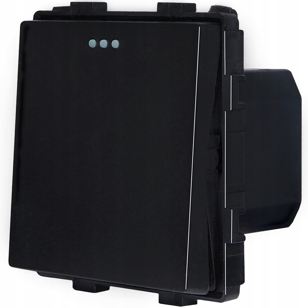 Moduł Wyłącznik Włącznik Schodowy Pojedynczy Czarny do Ramek MIUUN EAN (GTIN) 5905072890540