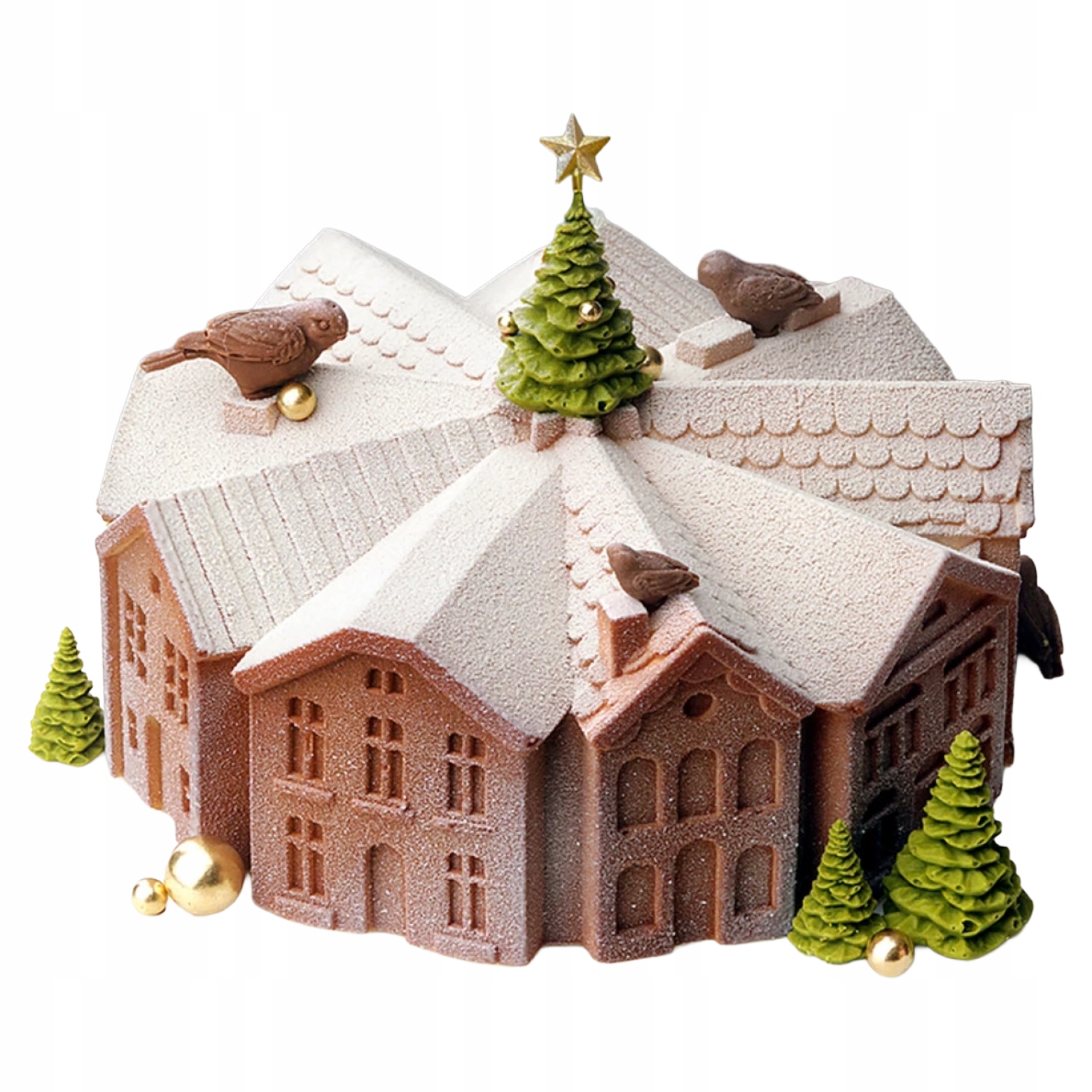 Levně Silikonová forma Ručně vyrobená vánoční Sweet City Dinara Kasko