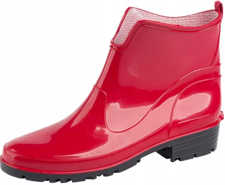 GUMOWCE DAMSKIE BUTY GUMOWE KRÓTKIE SZTYBLETY KALOSZE BOTKI WODOODPORNE